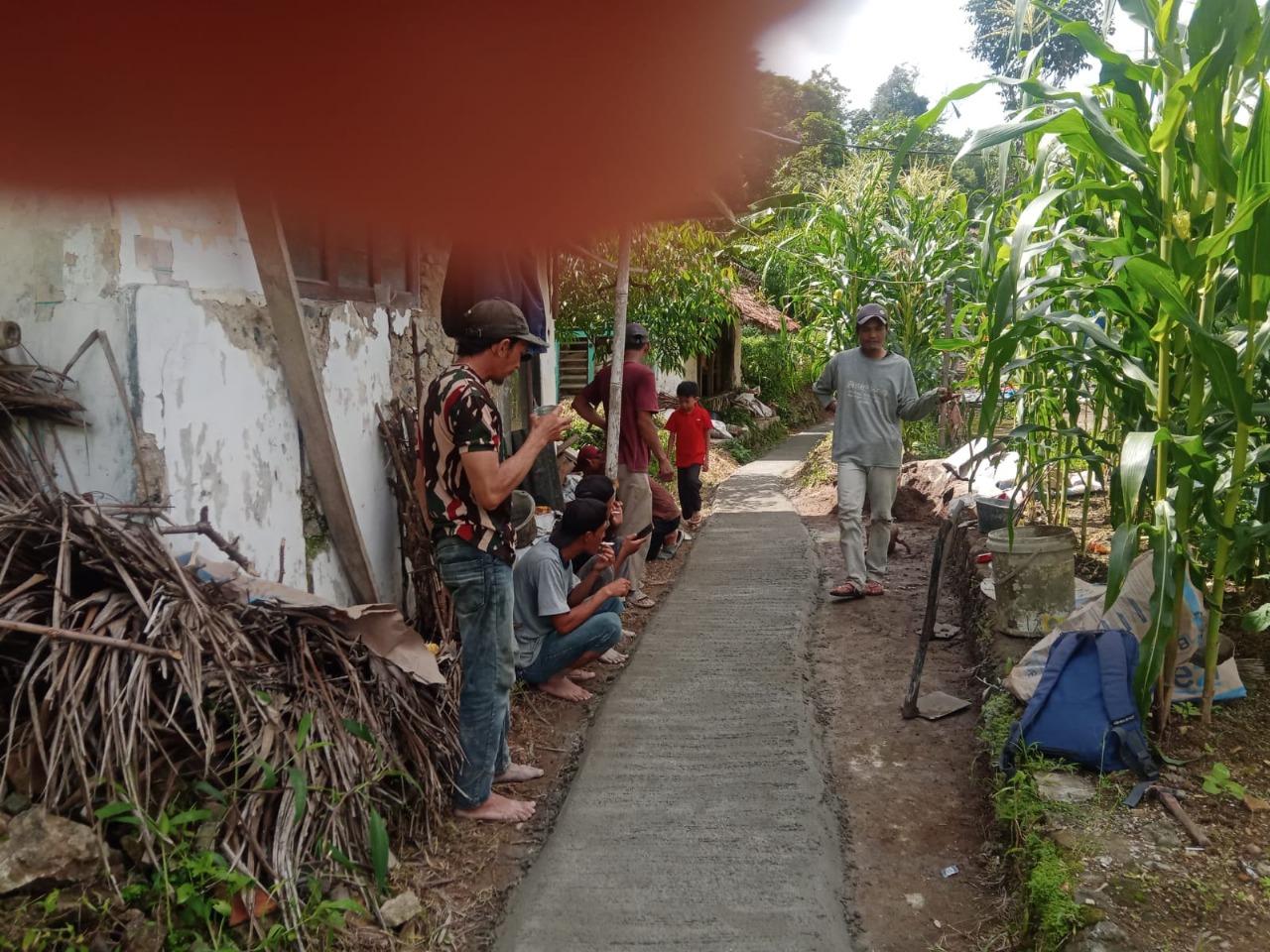 Rehabilitasi Jalan Gang Dusun Wedangtemu